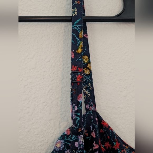 Old Navy Navy Blue Floral Mini Dress - Picture 4 of 5